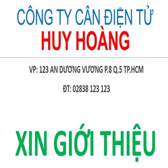 Lắp đặt và sử dụng cân điện tử